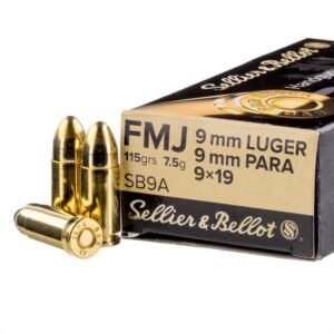 1000 Rounds of 115gr FMJ 9mm Ammo