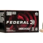 Federal American Eagle Ammunition 9mm Luger 115 Grain Full Metal Jacket