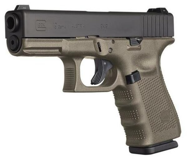 Glock, 19 M.O.S.,9mm, 4.02″,15Rd, 3 Mags, Fixed Sights