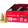 1000 Rounds of 124gr FMJ 9mm Ammo