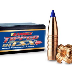 Barnes Tipped Triple-Shock X (TTSX) Bullets 30 Caliber (308 Diameter) 168 Grain Spitzer Boat Tail Lead-Free Box of 50