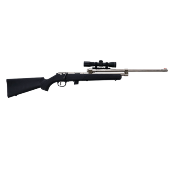 MODEL 196 (BLACK STOCK, ELECTROLESS-NICKEL ASSEMBLY, SCOPE)