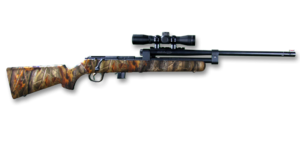 MODEL 196 (CAMO STOCK, BLUED ASSEMBLY, SCOPE)