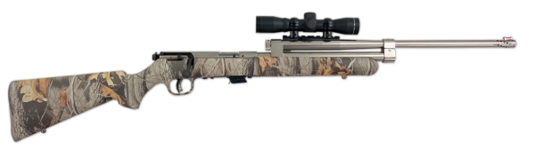 MODEL 196 (CAMO STOCK, ELECTROLESS-NICKEL ASSEMBLY, SCOPE)