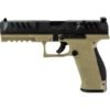 WALTHER PDP 9MM PISTOL, 5" BARREL, ADJUSTABLE REAR SIGHTS, BLACK, FLAT DARK EARTH - 2858410