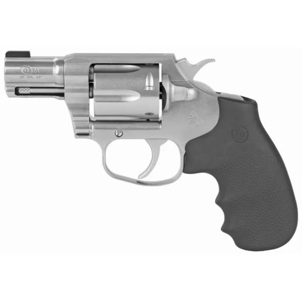 Colt Cobra Stainless 38 Special Revolver - 6 Rounds, 2" Barrel, Stainless/Silver, 2-Dot Sights