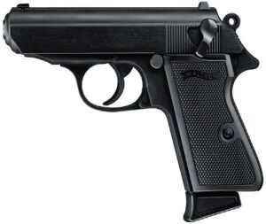 Walther Arms PPK/S 22 Long Rifle Pistol - 10+1 Rounds, Polymer Grips, Blue/Black, 3-Dot Sights