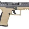 Walther Arms PDP Compact Optic Ready Tan/Black 9mm Pistol - 15+1 Rounds