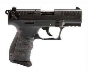 Walther Arms P22 Q 22LR Semi Auto Pistol - 10+1 Rounds, 3.4" Barrel, Polymer Grips, Gray, 3-Dot Sights