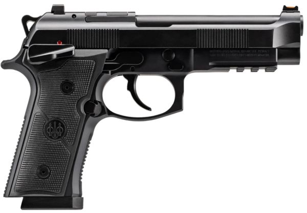 Beretta 92GTS 9mm, 4.7" Barrel, Black Cerakote, Optic Ready, 15rd