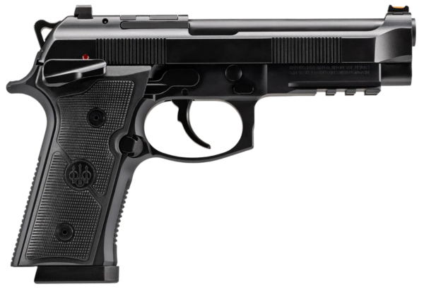 Beretta 92GTS 9mm, 4.7" Barrel, Black Cerakote, Optic Ready, 10rd