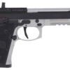 Beretta 92XI SAO Tactical 9mm, 5.1" Barrel, Black/Silver, Optic Ready, 10rd