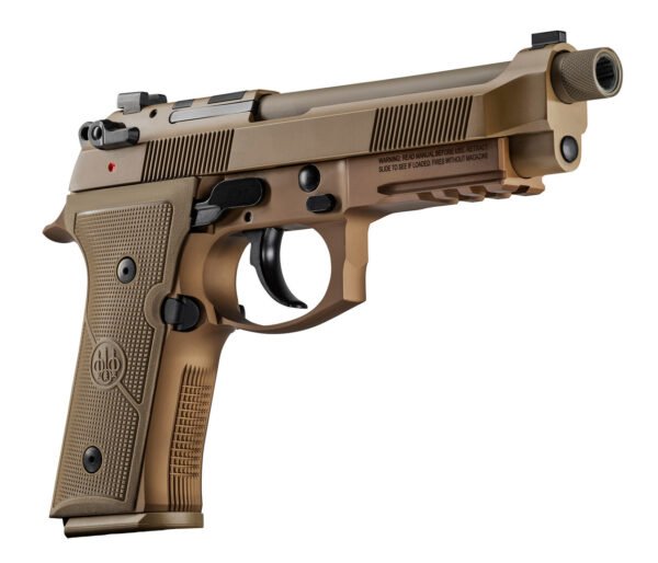 Beretta M9A4 9mm, 5.1" Barrel, Night Sights, Flat Dark Earth, 10rd