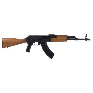 Century WASR-10 7.62x39mm, 16.25" Threaded Barrel, Wood Furniture, Black Rec, 30rd