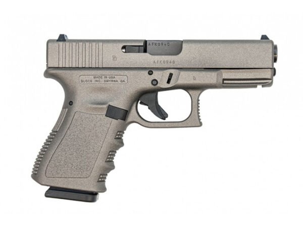 Glock G19 G3 9mm, 4.02" Barrel, Metal Tungsten Cerakote, 15rd