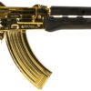 Zastava ZPAP92 7.62x39, 10" Barrel, 24K Gold Plated Receiver, Dark Walnut Grip, 30rd