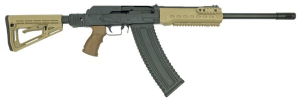 Kalashnikov KS12 Side Folding Tactical Package Shotgun 12g, 18" Barrel W/Brake, Flat Dark Earth, Includes Extras, Case