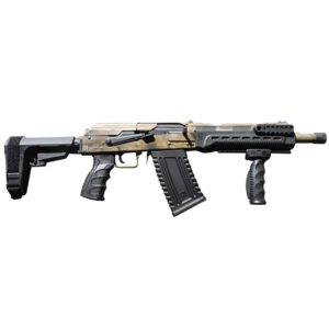 Kalashnikov USA Komrad Camo 12 Ga, 12.50" Barrel, 3" Chamber, SB Tactical SBA3 Pistol Brace, 5rd