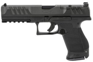 Walther PDP Compact OR 9mm, 5" Barrel, 3-Dot Sights, Black, 15rd