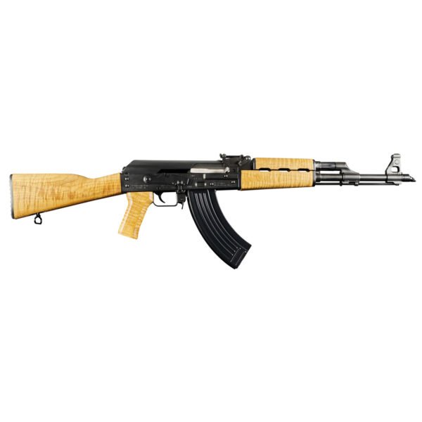 Zastava ZPAPM70 7.62x39mm, 16.3" Barrel, Light Maple Furniture, Black Rec, 30rd