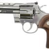 Colt Python .357 Magnum 4.25" Stainless 6 Shot Revolver - 6 Rounds, 4.25" Barrel, Stainless/Silver