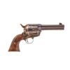 Standard Manufacturing SAA 45 Long Colt 4 3/4" Case Colored 1-Piece Grip - 6 Rounds, 4.75" Barrel, Wood Grips, Case Hardened, 3-Dot Sights